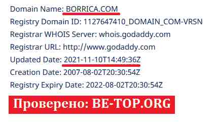 Borrica FRAUD reviews and withdrawal of money