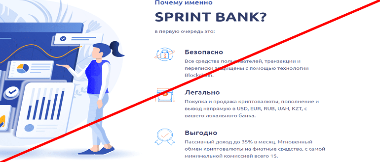 Sprint Bank (Спринт Банк) отзывы о компании