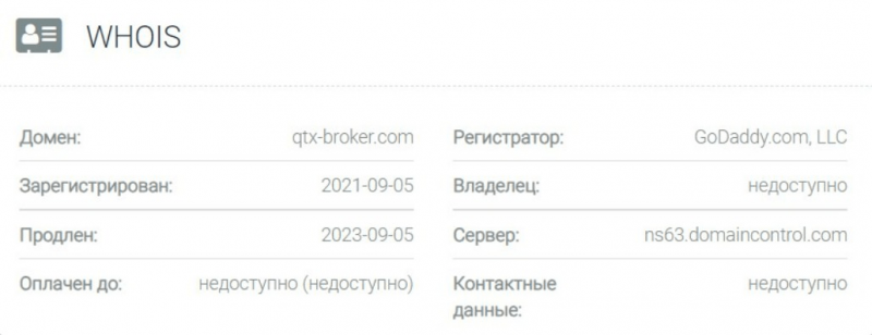 QTX Broker to oszukańcza witryna skopiowana z innego oszustwa