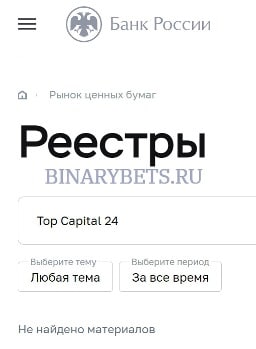 Top Capital 24 is a SCAM. Real reviews. Examination