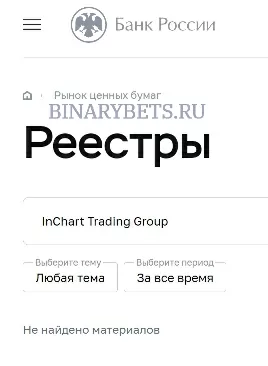 InChart Trading Group is a SCAM. Real reviews. Examination