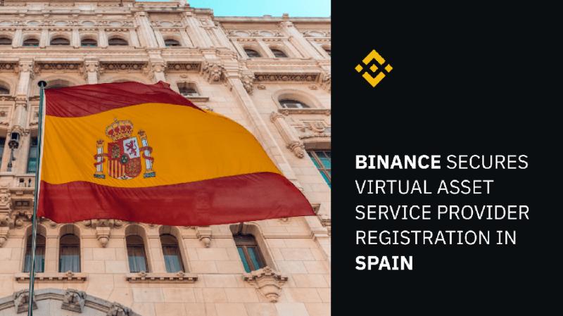 Binance Receives Permission to Supply Crypto Services in Spain