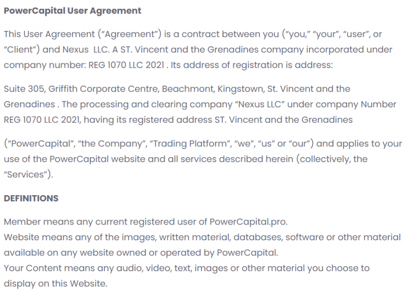 Power Capital &ndash; новый офшорный лохотрон