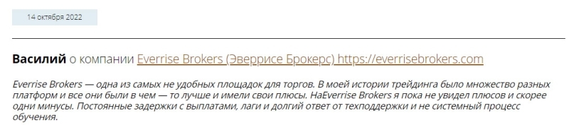EverriseBrokers - a dangerous project? Should I trust or again a scam and a divorce?