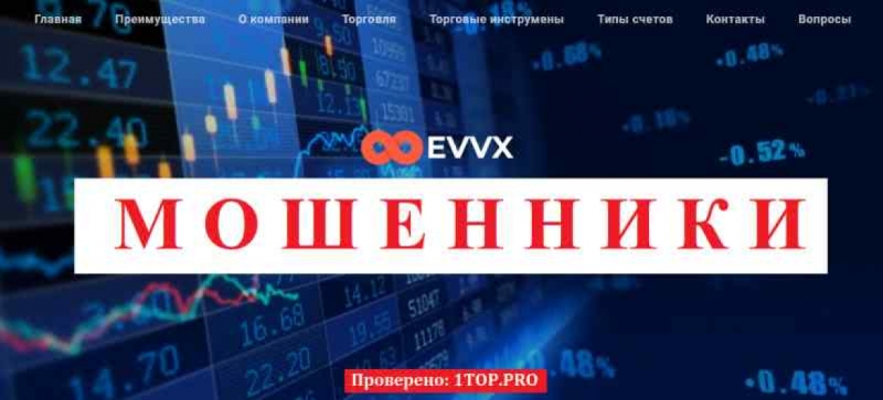 EVVX Invest МОШЕННИКИ отзывы снять деньги