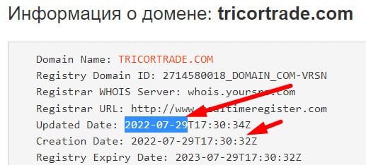 Tricor Trade - another murky project with the intentions of a scam?