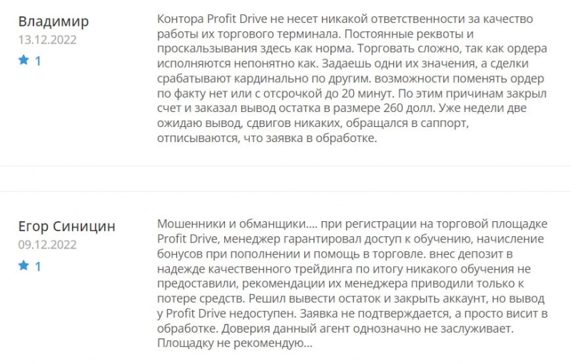 Profit Drive &mdash; можно доверять или очередной лохотрон и развод?