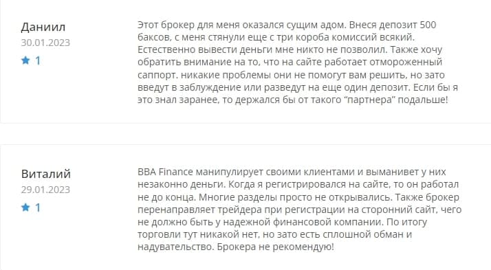 Отзывы о компании BBA Finance — bbafin.com — Seoseed.ru