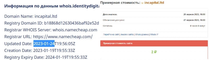 InCapital Limited: firma rzetelna czy nie? Absolutnie błotnisty projekt, któremu nie można ufać.