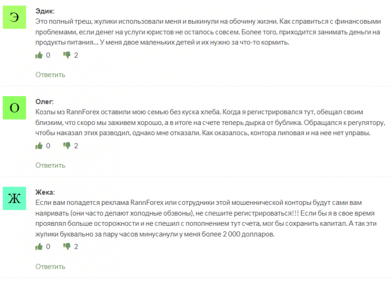 Полный обзор брокера RannForex